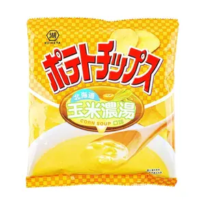 KOIKEYA Potato Chips Corn Potage Flavor - Authentic Taiwanese Snack, 28g Bag