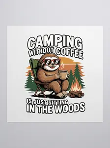 Sloth Camper Sticker Set