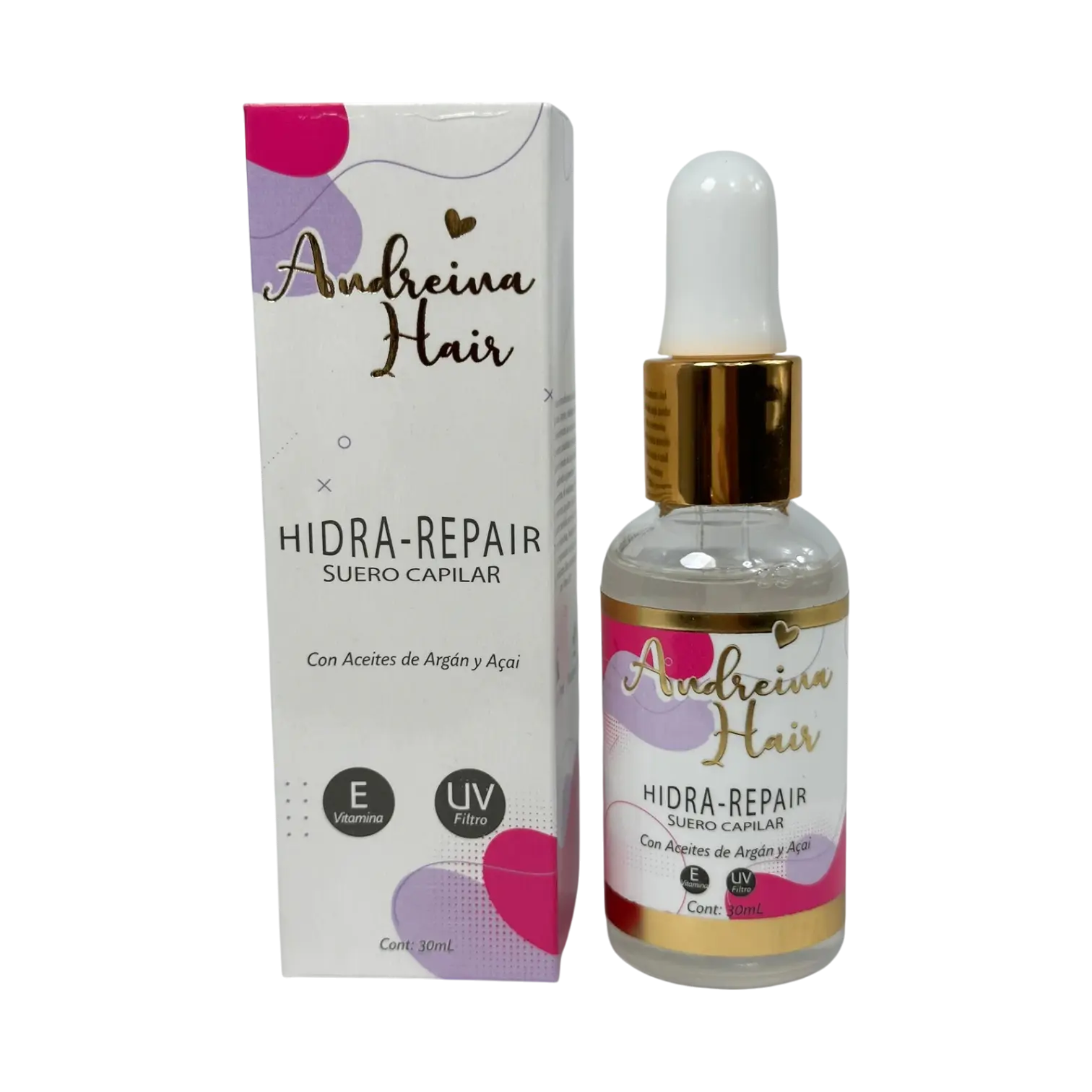 Andreina Hair Serum - Hidra repair 30ml Hydrating Hair Care Hair Moisturizer Moisturizing Scalp Care Hydrate