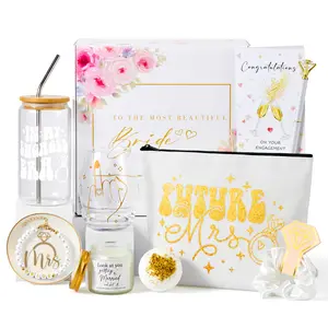 Bride To Be Gifts Box,Bridal Shower Gifts ,Bride Gifts For Bachelorette Party,ust Married Engagement Wedding Presents Set for Women Her Wifey Future Mrs