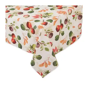 Design Imports Orchard Botanical Printed Tablecloth 60"x 84"