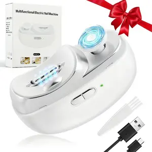 Electric Nail File Drill Machine for Kids Adults Safe No Pinch Nail Clipper Multifunctional Manicure Pedicure Tools