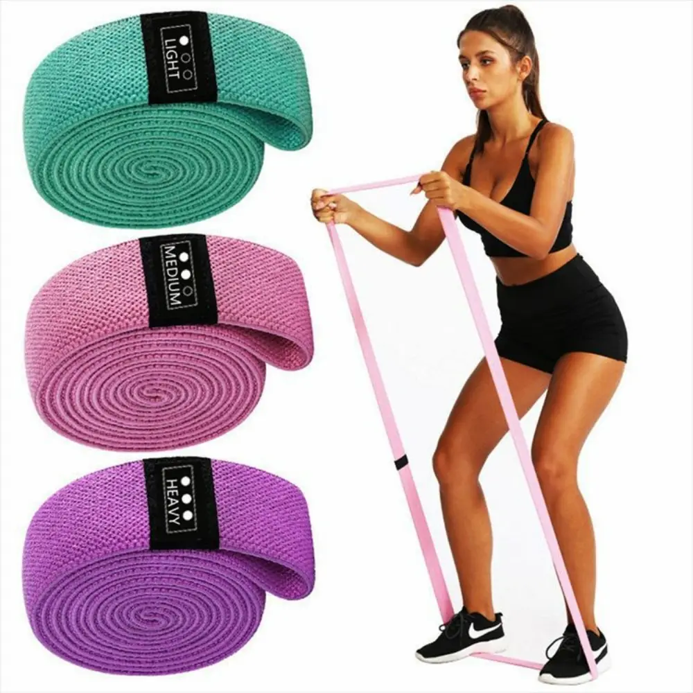 Long Resistance Bands for Working Out, Fabric Resistance Band for Women, Stretch Bands for Exercise, Resistance Bands Set for Fitness, Elastic Bands for Exercise for Indoor and Outdoor, fitness training band, Workout Bands, Ligas para Hacer Ejercicio