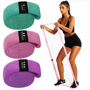 Long Resistance Bands for Working Out, Fabric Resistance Band for Women, Stretch Bands for Exercise, Resistance Bands Set for Fitness, Elastic Bands for Exercise for Indoor and Outdoor, fitness training band, Workout Bands, Ligas para Hacer Ejercicio