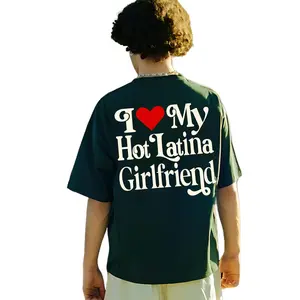 I Love My Hot Latina Girlfriend Shirt, Boyfriend Shirt, Joke Quote Shirt, Funny Saying Shirt, Heart My Girlfriend Shirt, Classic Unisex T-Shirt, Gifts - For Men Husband, Short Sleeve Tee Shirt, Unique Gifts For Men, Gifts For Birthday Menswear Top
