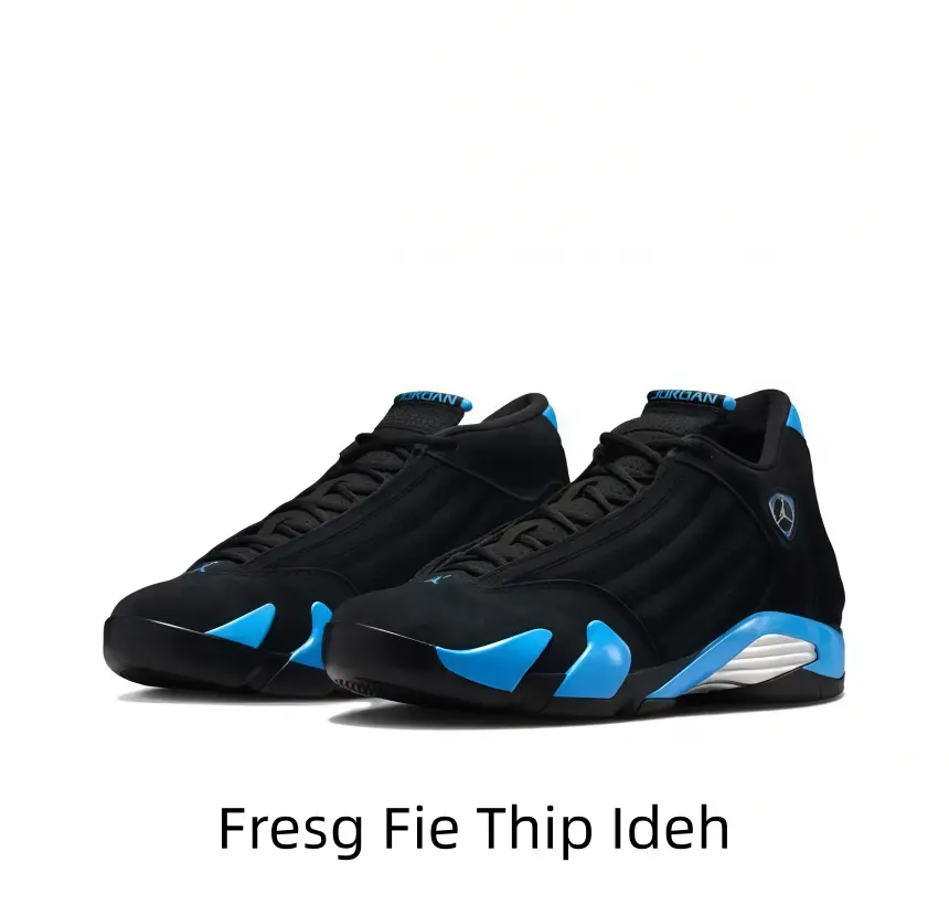 Retro-Inspired High-Top with Signature Black & Blue Color Blocking – Ideal for Sneaker Collectors & Casual Outings
