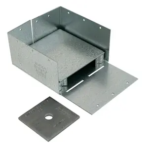Simpson Strong-Tie ABW66Z (6" x 6") ABU Adjustable Post Base with Uplift - ZMAX Finish