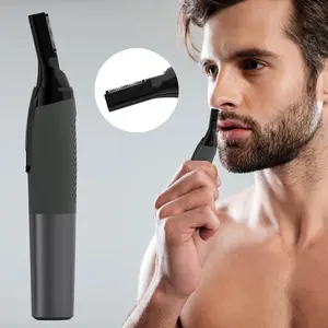 Multifunctional Electric Eyebrow Trimmer, Rechargeable Facial Hair Shaver, Detail Trimmer with Sharp Blade for Eyebrows, Sideburns, Nose and Ear Hair, Eyebrow Shaper
