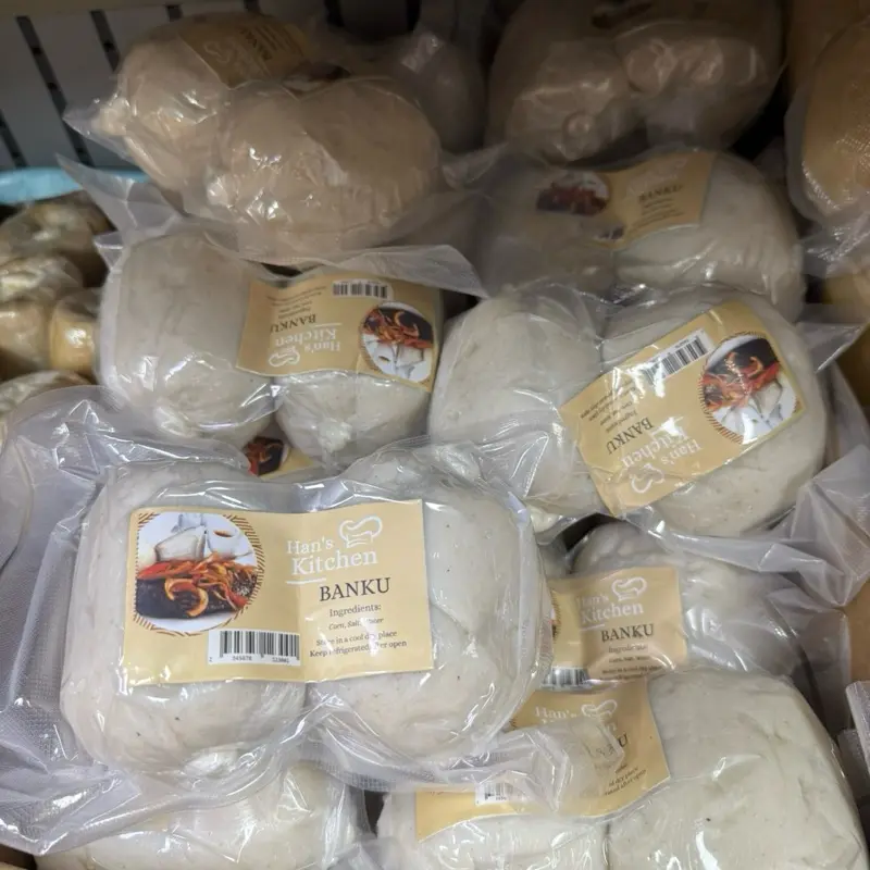 Han’s Kitchen Banku – Traditional Ghanaian Corn & Cassava Dish