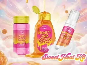Sweet Heat Facial & Vajacial Kit w/ spatula & bowl - Dark spots, ingrown hairs , and razor bumps