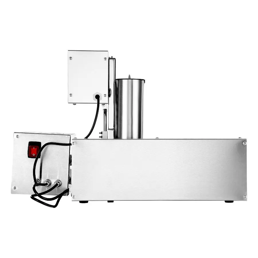 VEVOR Commercial Automatic Donut Machine, 4-Row Electric High-Power Doughnut Maker, 240 Pcs/Hour Stainless Steel Frying Equipment with Intelligent Control