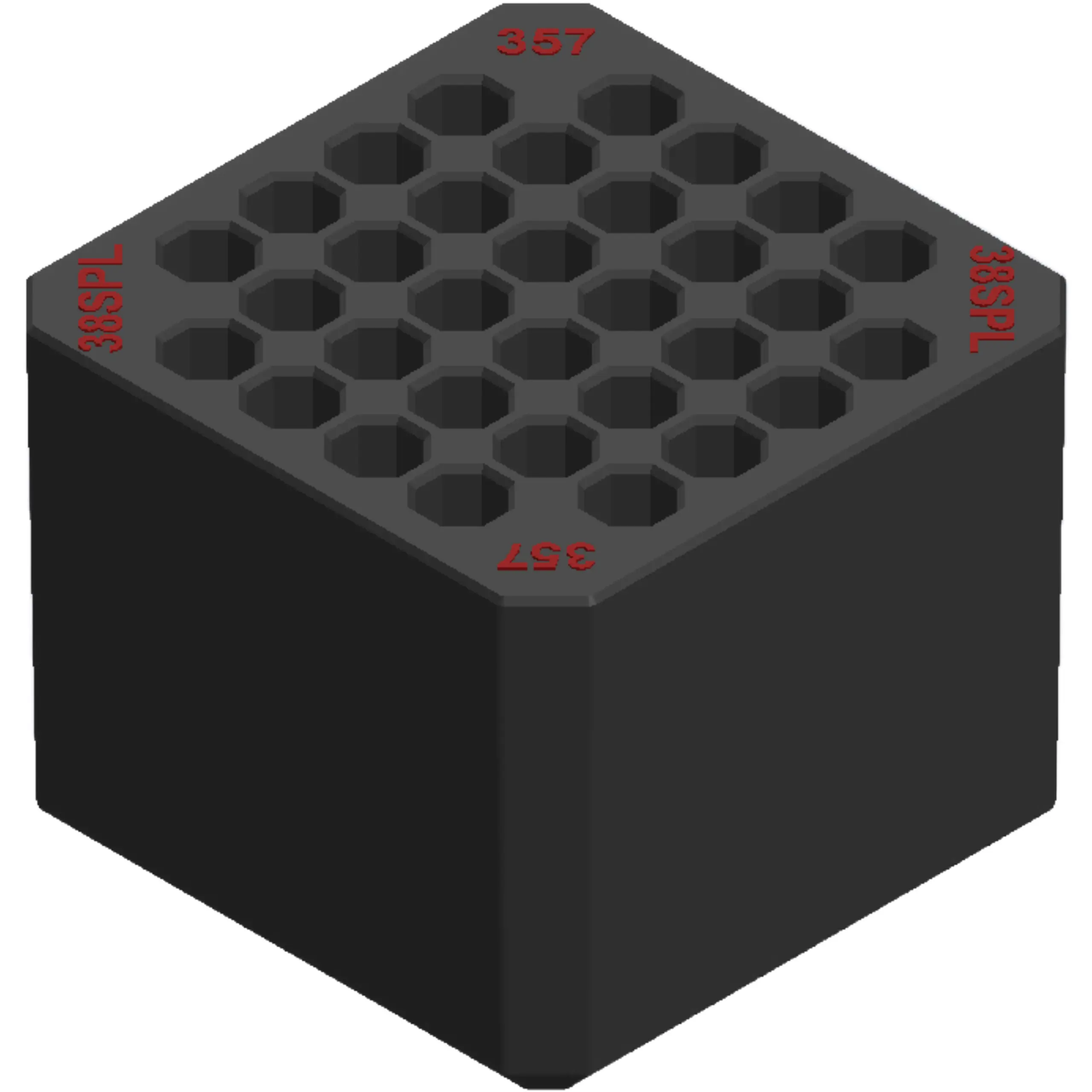 SMALL TRAY 357/38SP RED