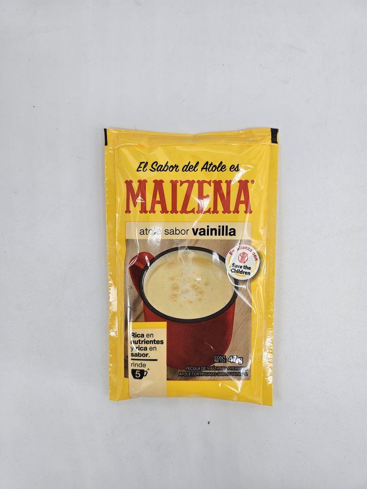 Maizena Atole Sabor Nuez, Fresa, Napolitano & Vainilla Corn husk to prepare atole 1 bag