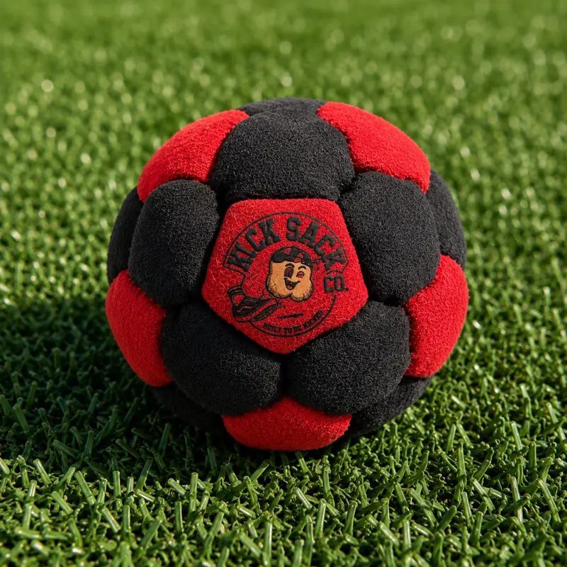 Kick Sack Co. Premium Footbag | 70g Faux Suede Hacky Sack