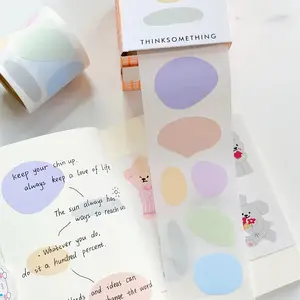 1pc Pull-up Sticky Notes, Colored Dialogue Box Memo, Multi-functional Wrong Question Correction, Fully Adhesive Sticky Notes, And Memo Tags