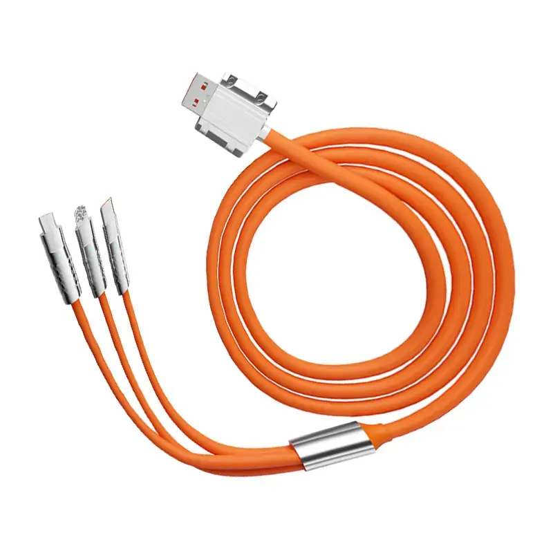 3 in 1 Multi Charging Cable, 4ft USB C To Micro USB Type C PD Lightning Braided Universal Charging Cord For iPhone Samsung LG Pixel Xiaomi Huawei for Mobile Cell Phones and More