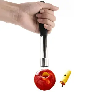 1pc Pear Seed Remover Cutter Kitchen Gadgets Stainless Steel Home Vegetable Tool Apples Red Dates Corers Twist Fruit Core Remove Pit
