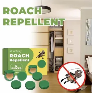 Roach Repellent, Powerful Kitchen Cleaner, Cockroach Exterminator Gel Bait, Pest Control Kit, Rodent Repellent Sachets for Indoor & Outdoor Use, Multi-Surface Microfiber Floor Mop, Roach Killer for Indoor Infestations