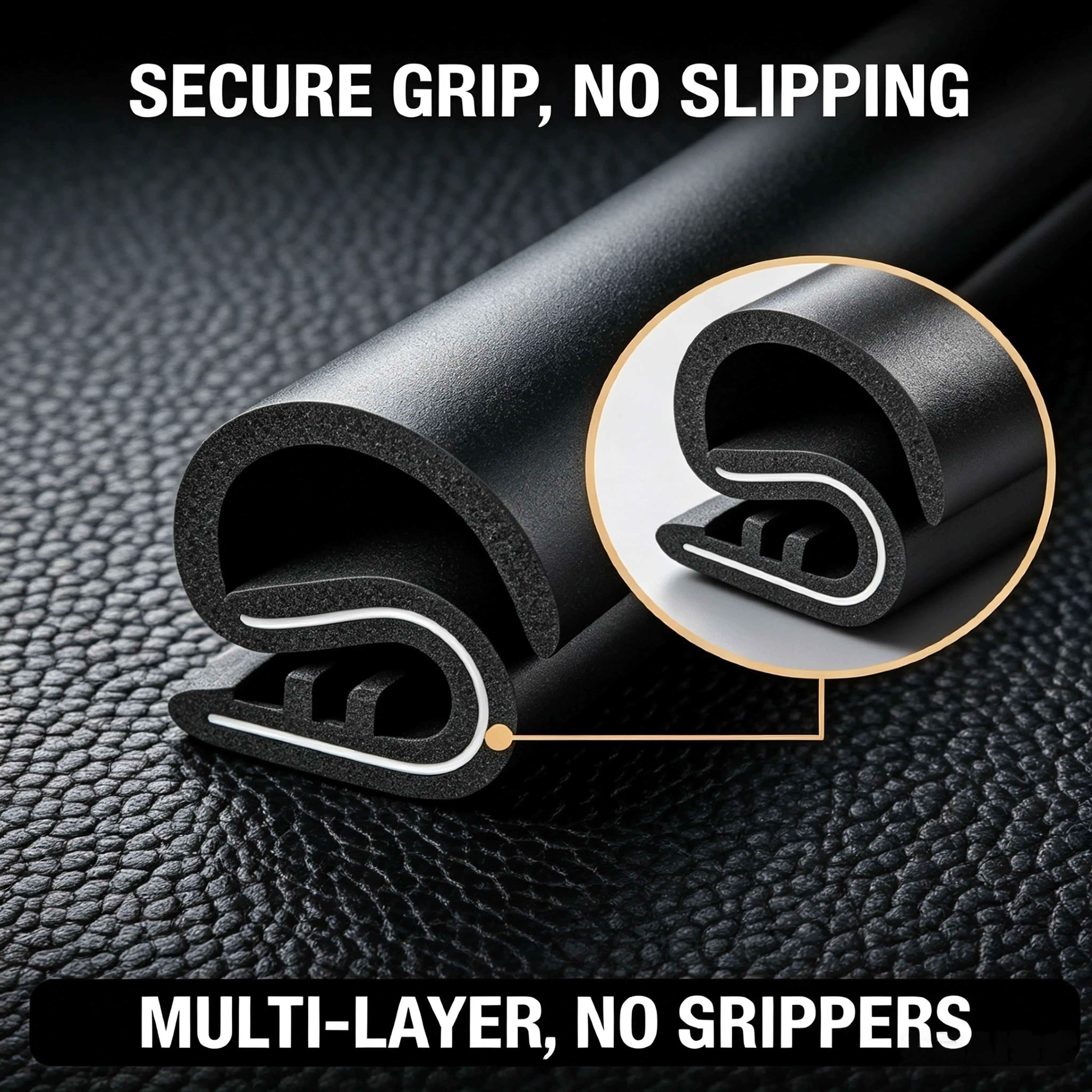 B Pillar Sealing Strip for Car Door Rubber Weatherstrip Sound Insulation Anti-Scratch Protector Universal Protector Strip Car Door Seal Strip Car Door Weather Decoration Strip Universal T-Style Fender Flare Seal Rubber Seal Strip