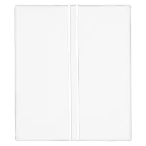 White Lines Embroidered Flat Sheet