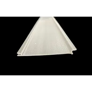 F-0729: LED Light Cover | Width: 2 15/16" | Height: 5/16" | Clear Prismatic