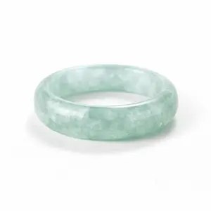 Natural Jadeite Soft Mint Ring | Burma Jade