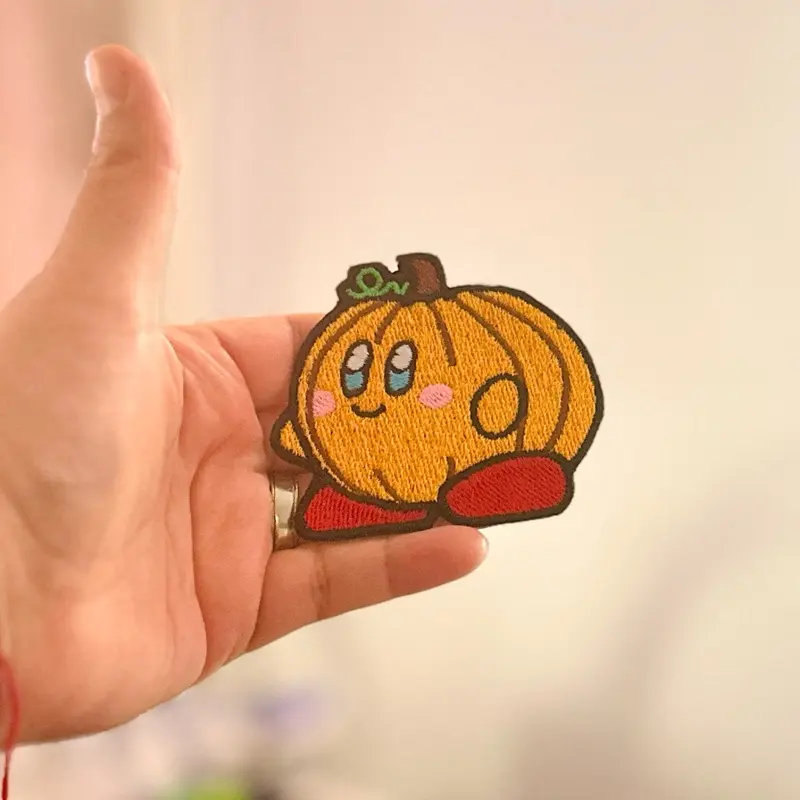 Pumpkin Game Iron On Patch