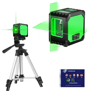 Mini Laser Level with Cross Line, Self Levelling Laser, Includes 25 Inch Tripod, Automatic Leveling for Indoor Construction & DIY Projects