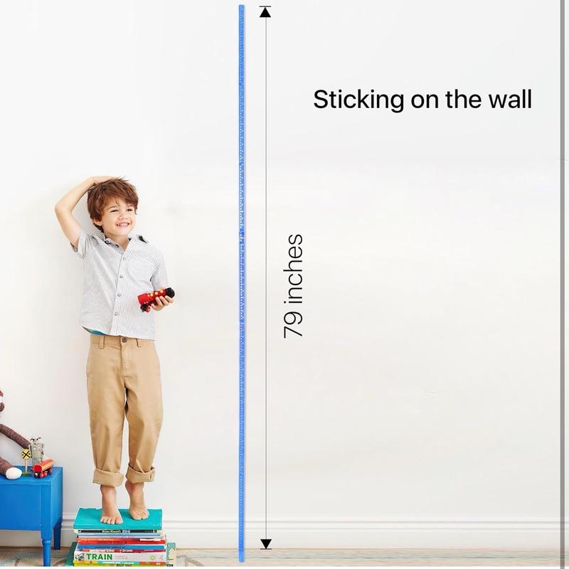 Height Measurement for Wall - 3D Removable Growth Height Stick, 79 Inch Wall Mounted Splicing Height Ruler for Kids Baby Nursery