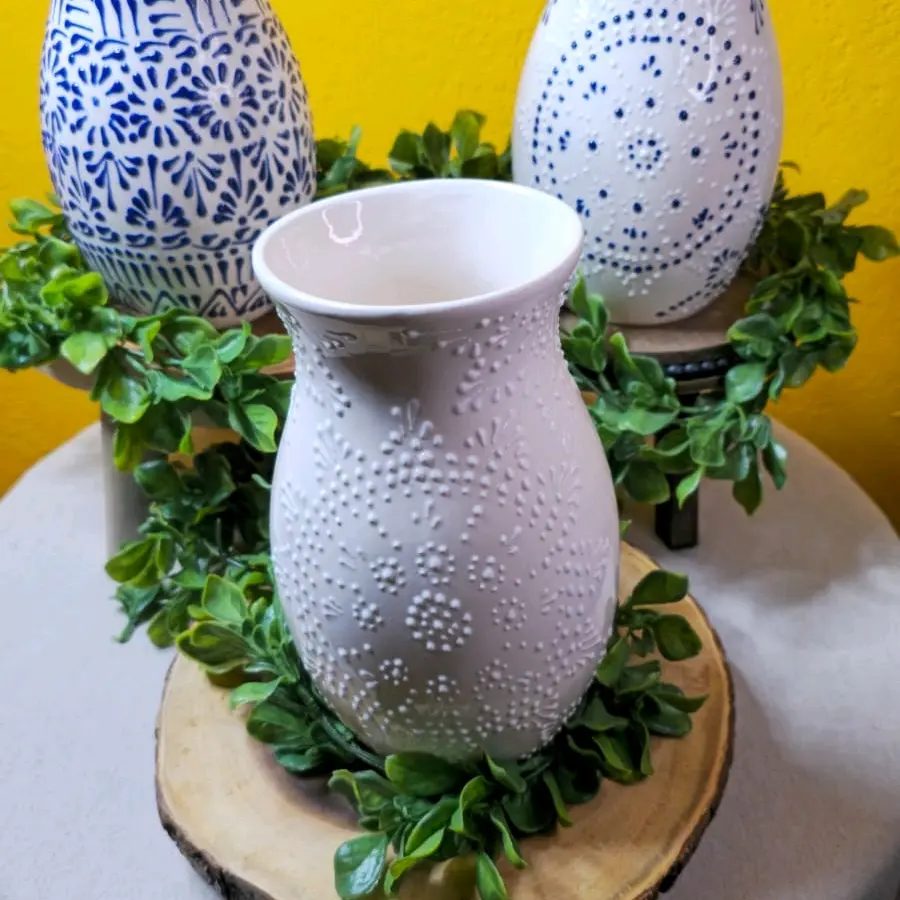 Talavera Flower Vase - Beautifully handmade