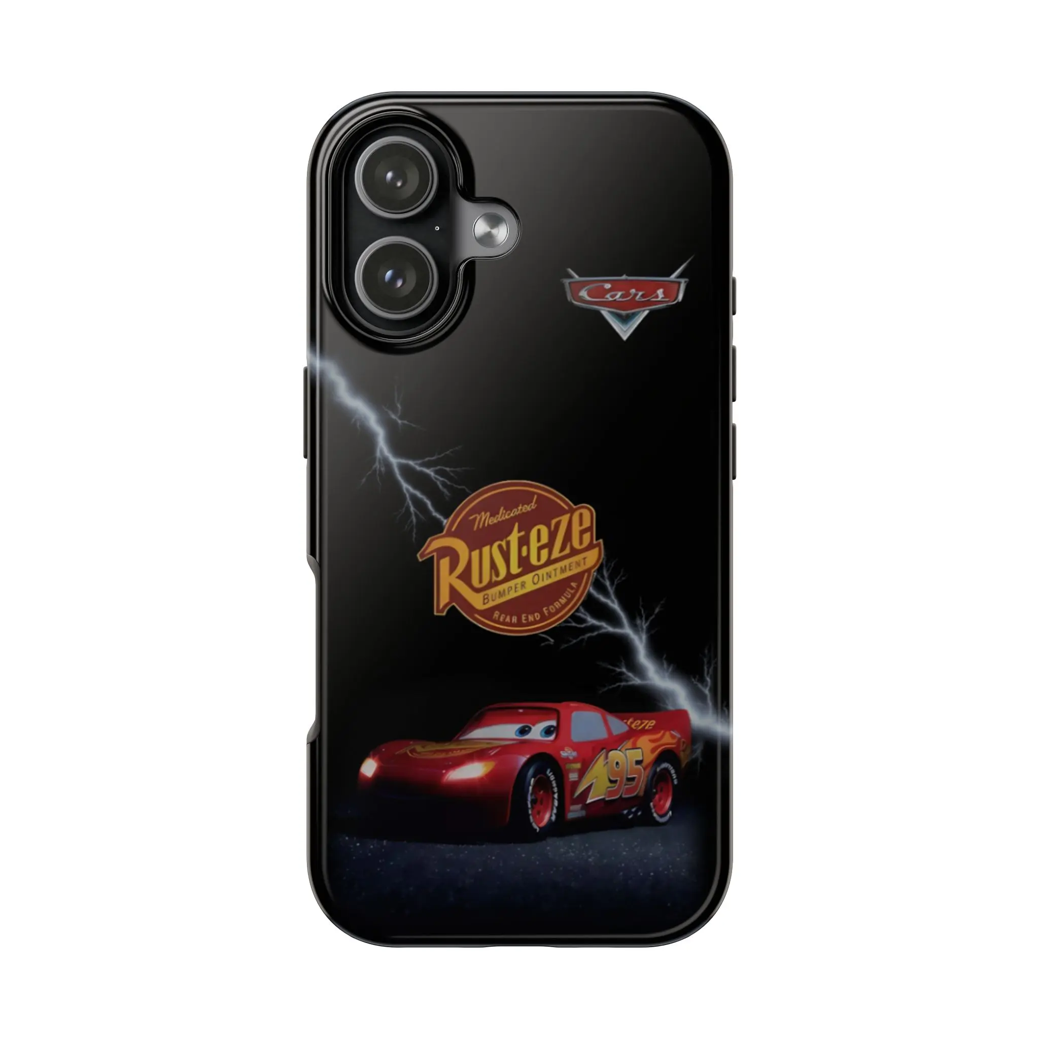 Cars Movie Racing Phone Case - Lightning McQueen 95 Phone Case - Phone Cover for iPhone 7-17 Pro Max / for Samsung S21-S26 Ultra Plus