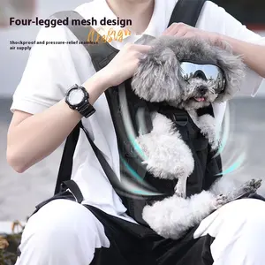 💕 💕 Wakytu Pet Dog Portable Backpack and Chest Bag for Outings 🌼 Adjustable Body Length/Size + Anti-Escape Safety Buckle ⭐ ⭐ ⭐ ⭐ ⭐