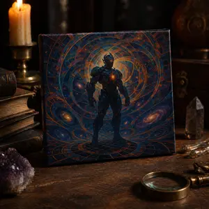 ORAINTHUL Entry Artifact Fragment 8×8 Print High-Quality Reproduction of Original Artwork Canvas Enchanted Studio Archive Entry Edition