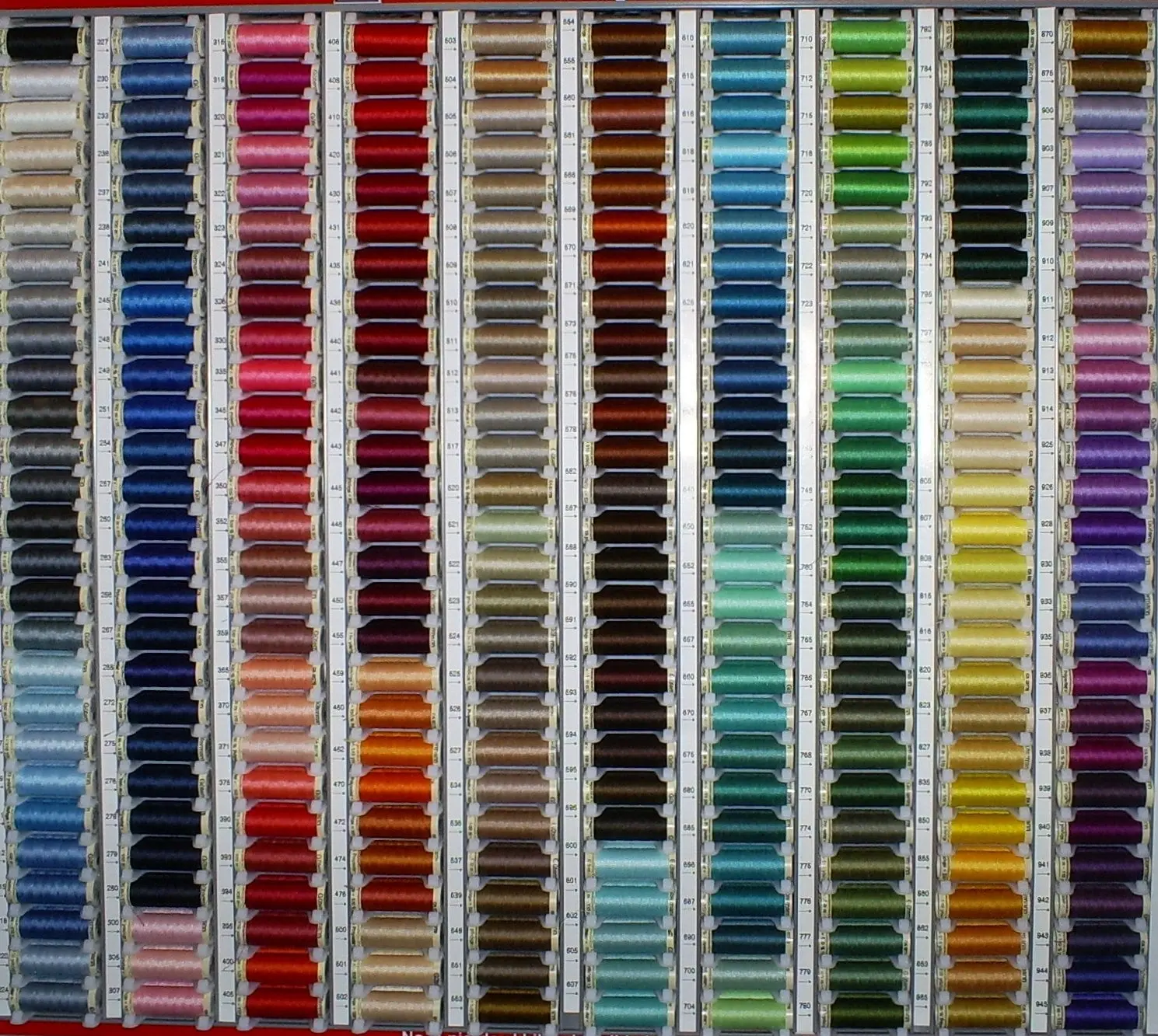 270 NEW 110 yard spools 100% polyester GUTERMANN sew-all thread