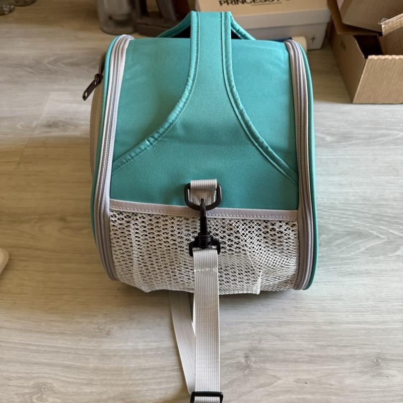 Portable Foldable Nylon Mesh Bird Bag - Ventilated Small Crossbody Pet Carrier for Cockatiels, Parrots Travel Use