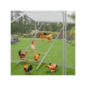silver- Chicken Perch For Coop, Chicken Roosting Bars Perfect For Backyard Poultry, Farm Roost Toys For Hen Coop Accessories, Easy To Assemble & Clean, 55'' L X 39'' W