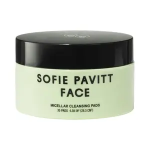 SOFIE PAVITT FACE  Micellar Makeup Removing Cleansing Pads one palette beetlejuice new cool toned summer laura geller can make