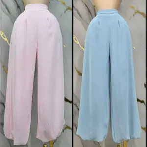 High-Waisted Flowing Wide-Leg Pants | Soft Lightweight Fit