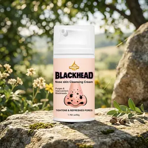Blackhead Remover Cream for Nose, Deep Cleansing, Pore Tightening, Refreshing, Unisex, Improves Strawberry Nose, Skincare Lotion