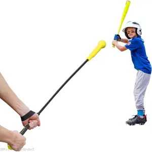 Baseball Hitting Stick,Batting Practice Equipment for Baseball and Softball,Extended Handlebar with Grip Strap One-on-One Baseball Training Equipment ABVelvet Wardrobe7