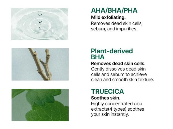 [SOME BY MI] AHA-BHA-PHA 30 Days Miracle Truecica Clear Pad - Exfoliating & Acne Treatment Pads for Face & Body - Korean Skin Care(70 Pads)