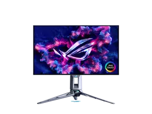 ASUS ROG Swift 27" (26.5" viewable) Dual Mode QHD 1440P 540Hz Full HD 720Hz AMD FreeSync Premium Pro & G-SYNC compatible 0.02ms HDR500 OLED Gaming Computer Monitor Glossy True Black PG27AQWP-W