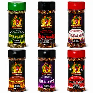 6-Flavor Ultimate Pepper Flake Collection Bundle – Wild Side Pepper Company Gourmet Spicy Seasoning Variety Pack