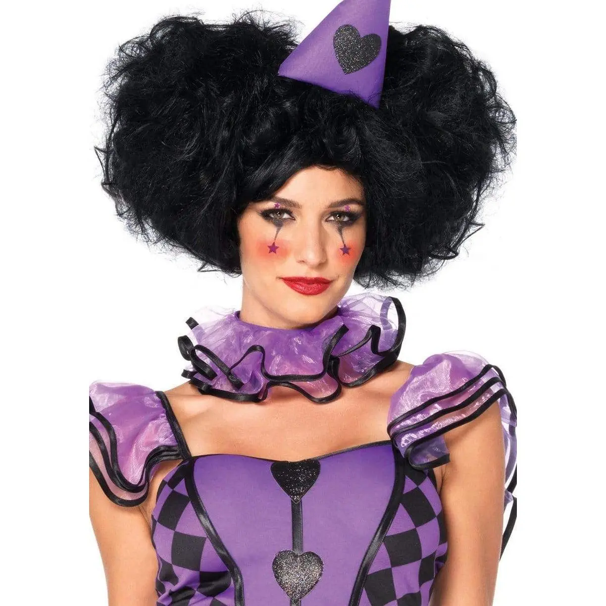 12" Curly Puffy Bob Loose Bouncy Synthetic Full Machine Wig - Adjustable Wig Cap, Realistic Look, for Party, Date Night, Retro Clown Use, Curls