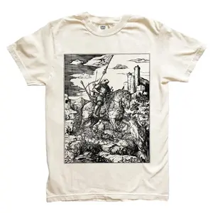 Vintage Frog Knight Graphic Tshirt, Retro Creepy 90s Shirt, Y2k Dreamy Abstract Dark Art Tee, Grimdark Gift Shirt, Pumpcover