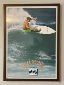 [40% Sale Off] BillaBong Surf Poster | 90s Vintage Aesthetic - [unframed]