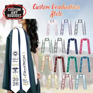 Personalized Nurse Graduation Sash 2026, Custom Photo Stole for Future Nurse, RN Stole Nursing Stole Graduation, Nursing Stole Graduate 2026