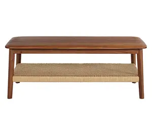 Alaterre Furniture Calais Coffee Table 48" Living Room Table