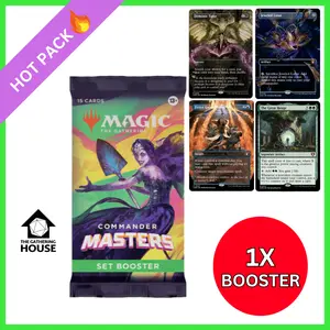 1x or 3x SET Boosters - Commander Masters - SET Booster Pack - (CMM) - MTG - Magic the Gathering