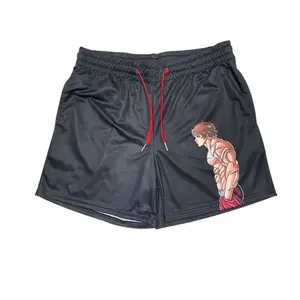 Baki “ANIME” Shorts/ Baki Shorts, Anime Shorts, Gym Shorts, Outdoor Shorts, Sport Shorts